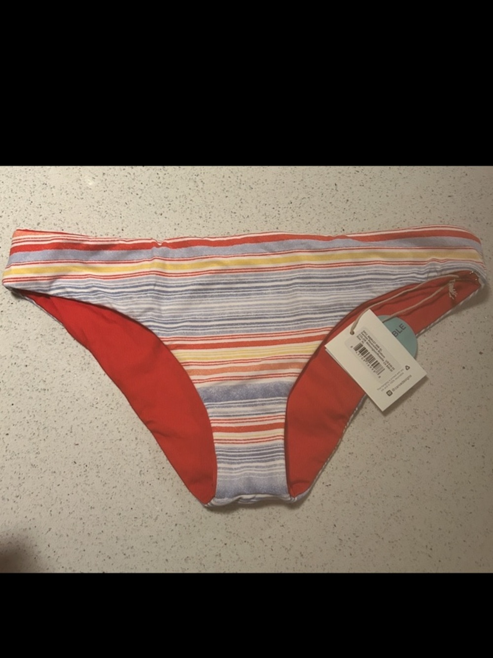 NWT carve designs reversible bikini bottom XL - Picture 6 of 8